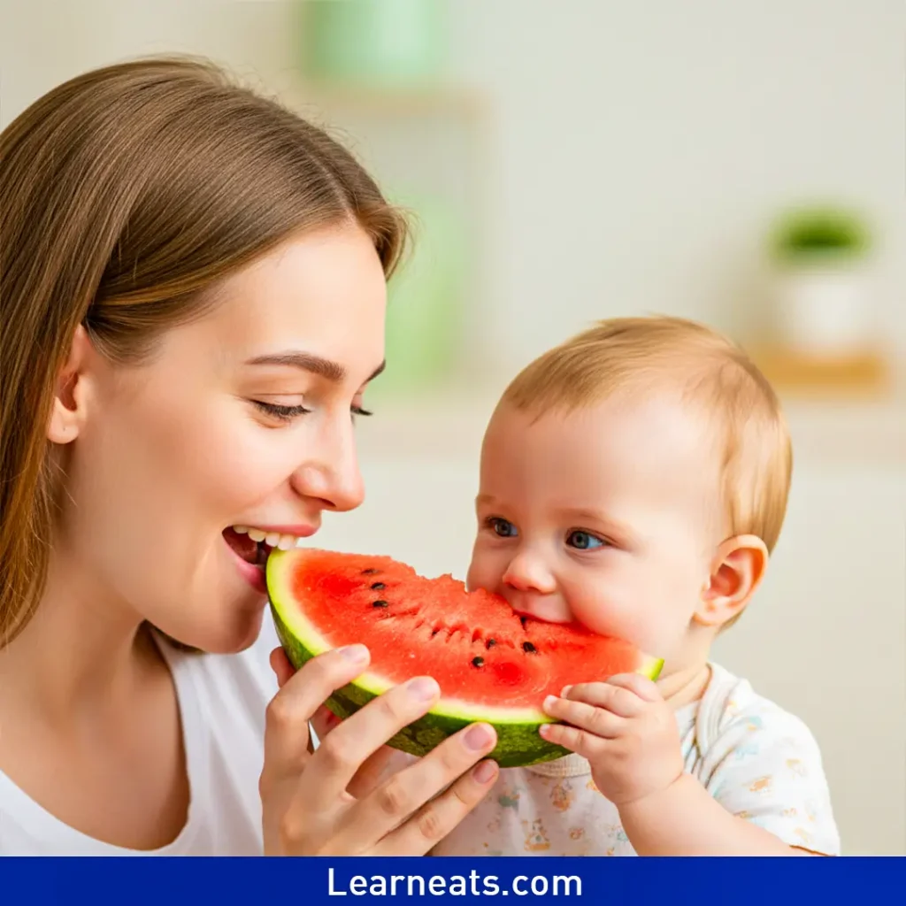 Baby Eat Watermelon