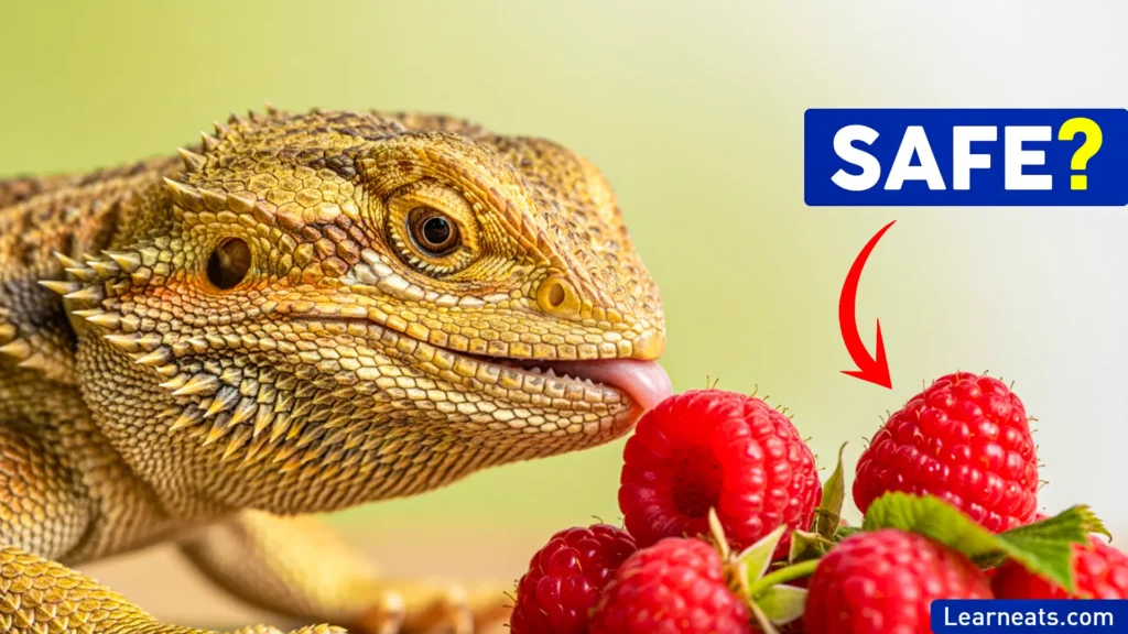 Bearded Dragons Eat Raspberries