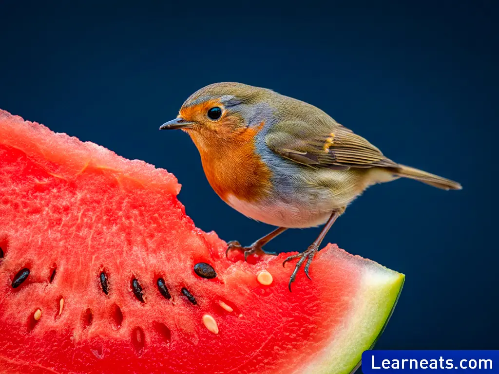 Can Birds Eat Watermelon