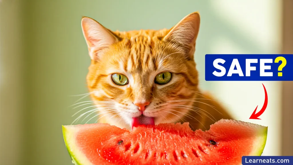 Cats Eat Watermelon