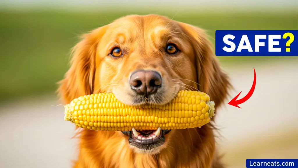 Dog Eat Corn on the Cob - Learn Eats