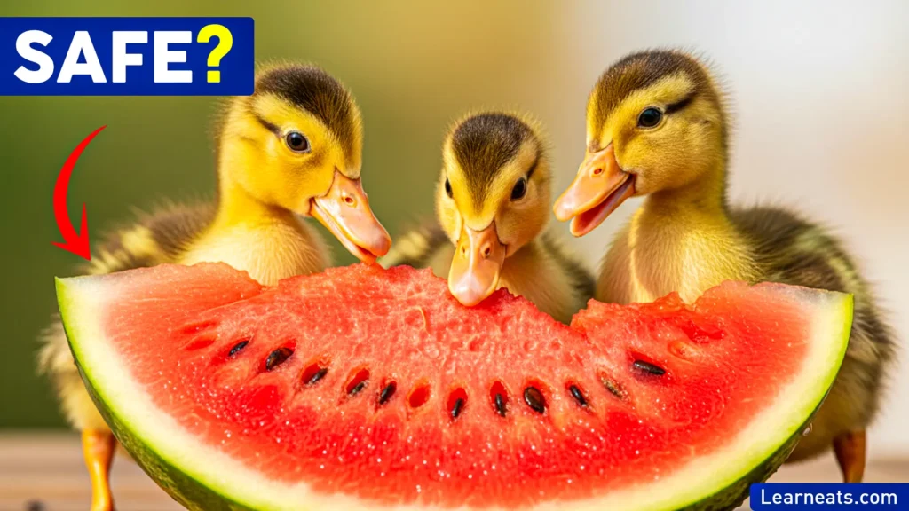 Ducks Eat Watermelon - Learn Eats