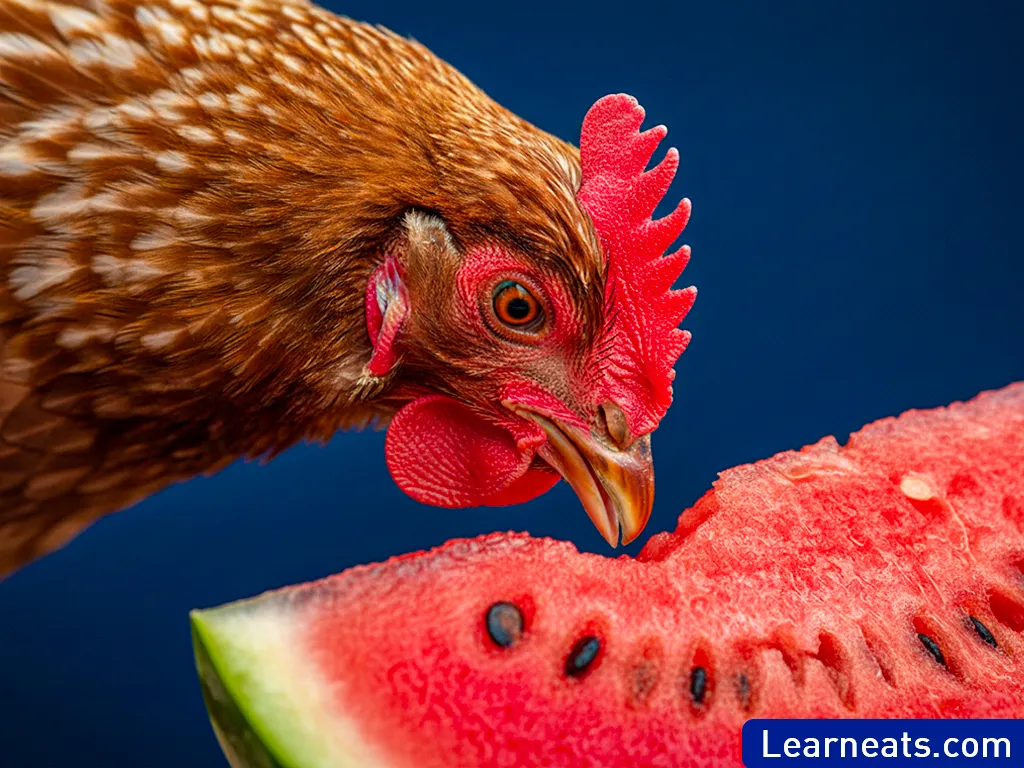 Watermelon for Chickens