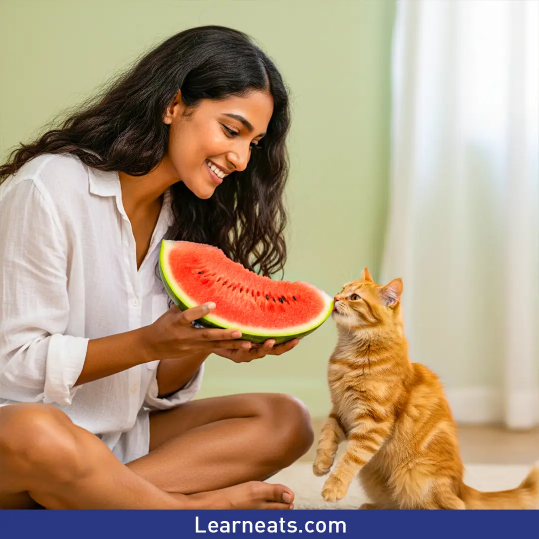 cats can eat watermelon