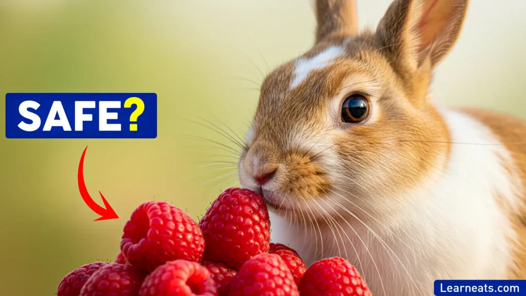 Bunnies Eat Raspberries