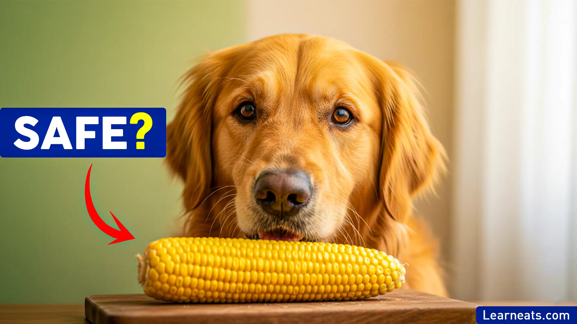Dogs Eat Raw or Sweet Corn