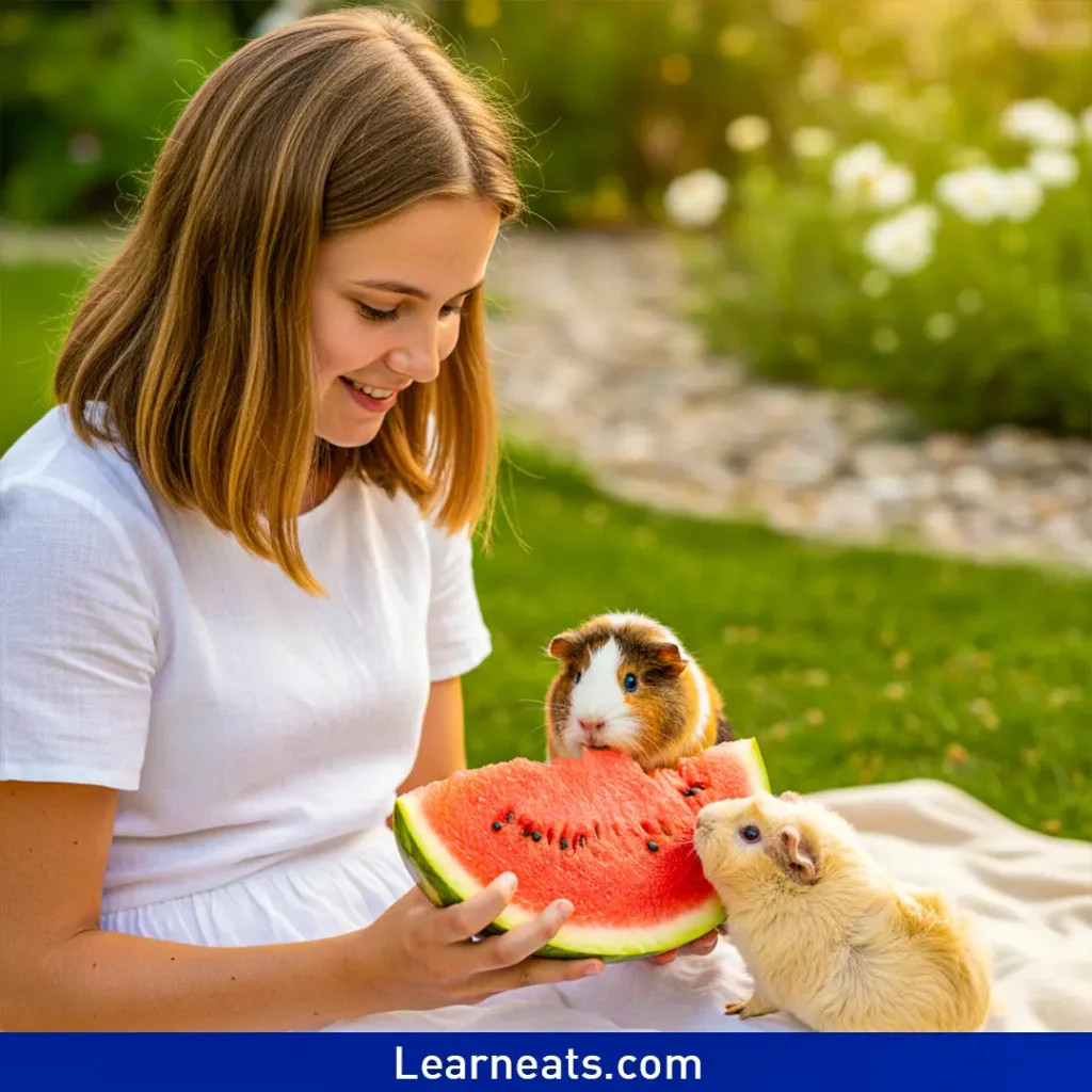 Guinea Pigs and Watermelon