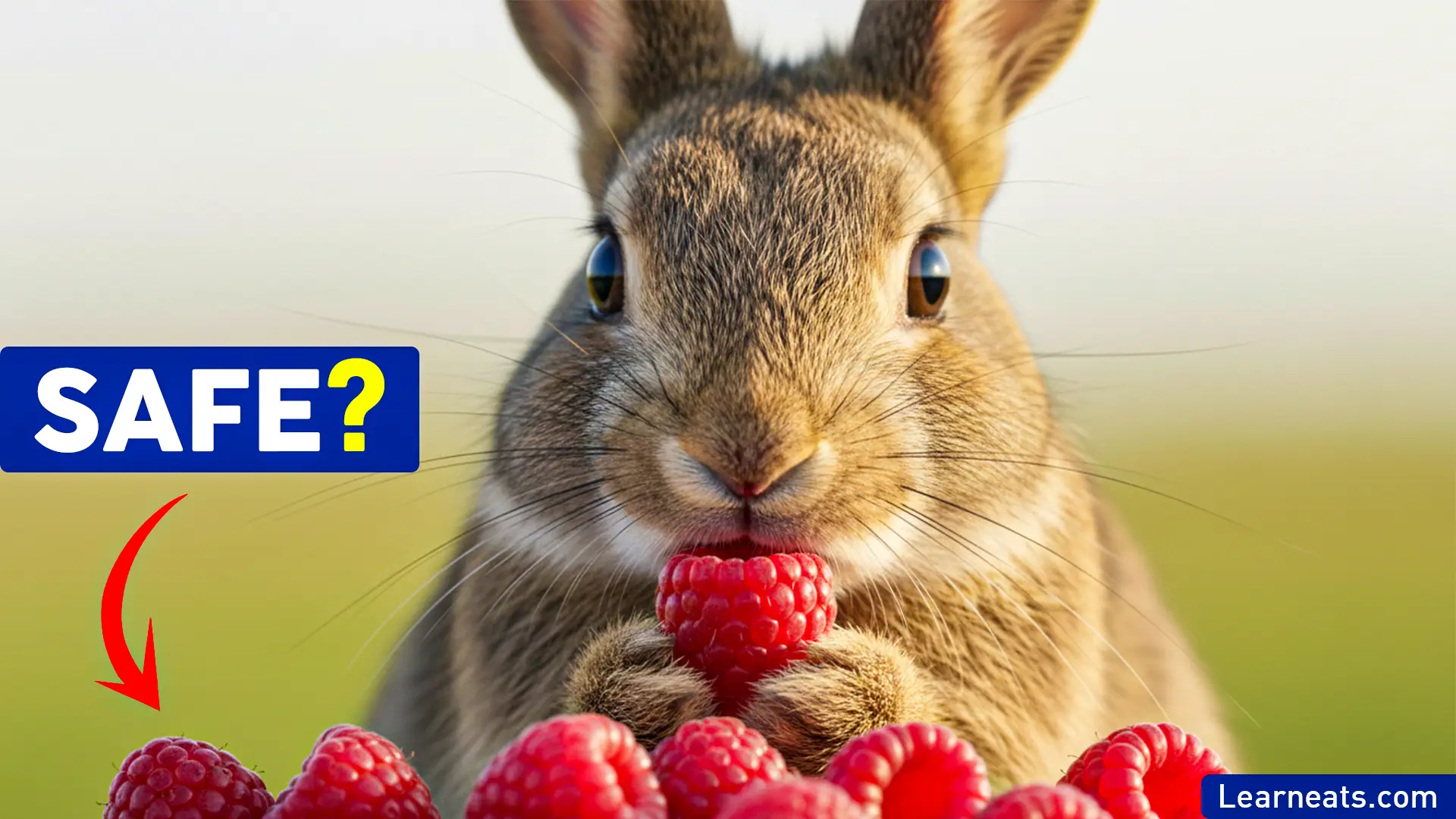 Rabbits Eat Raspberries