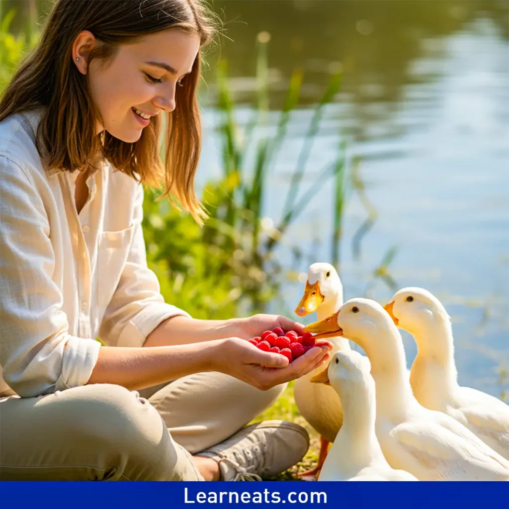 Raspberries for Ducks