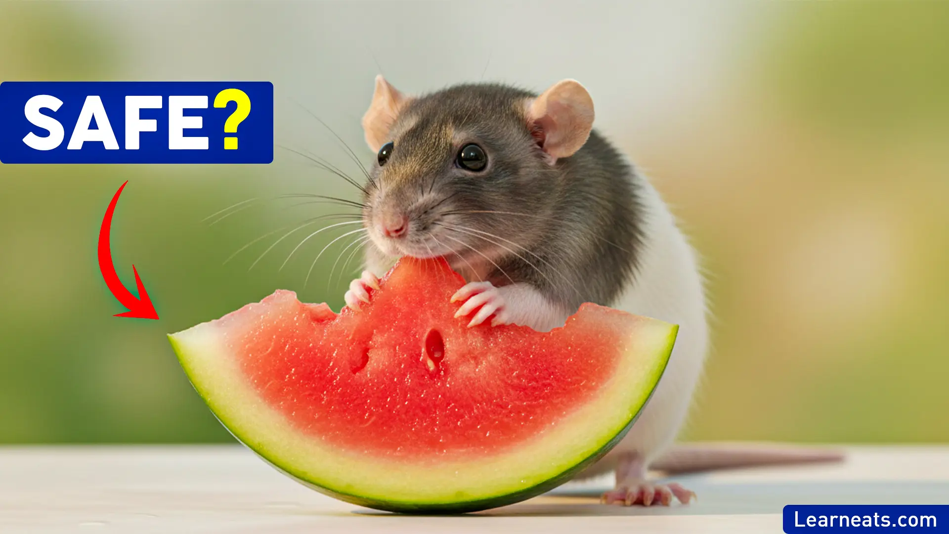 Rats Can Eat Watermelon