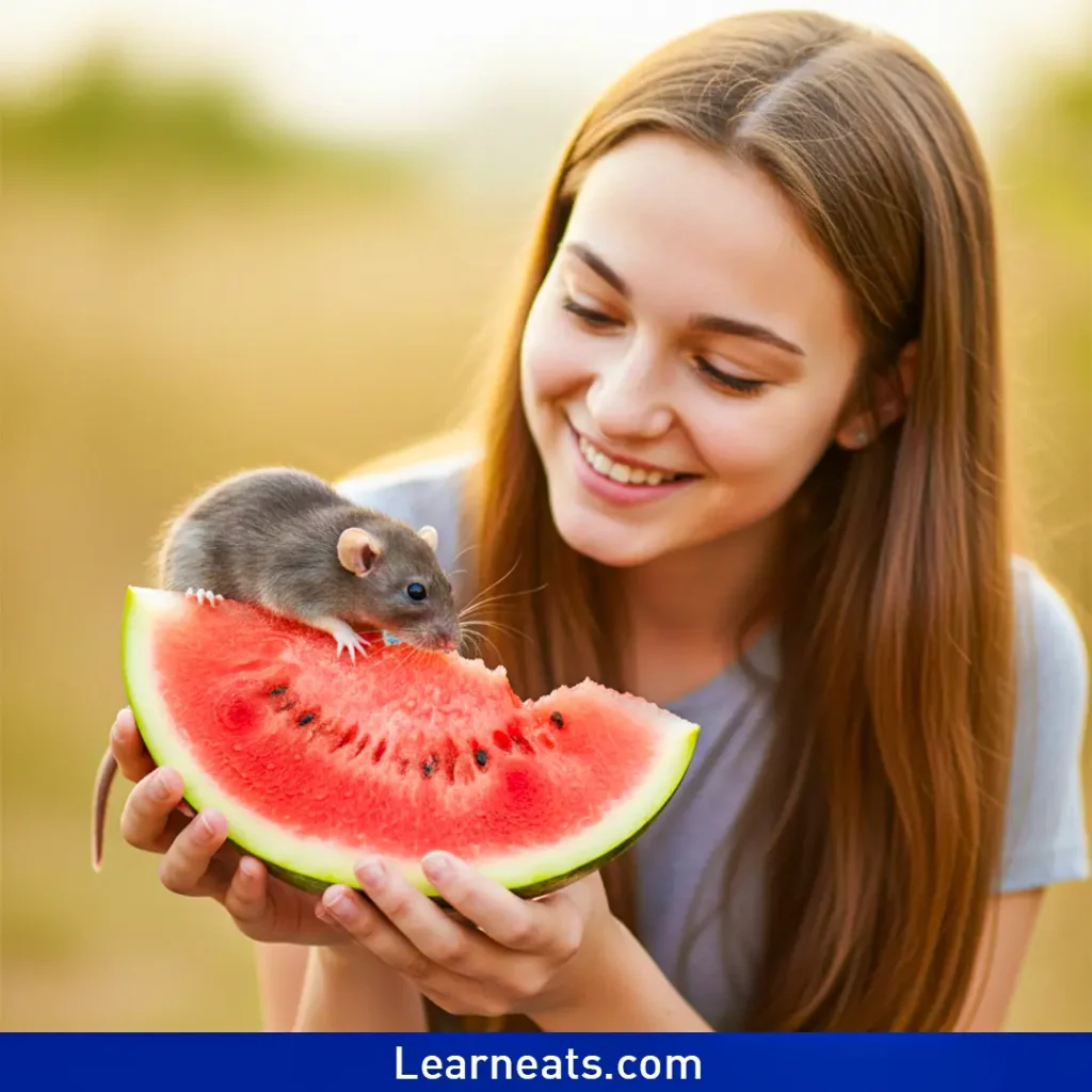 Rats Eat Watermelon