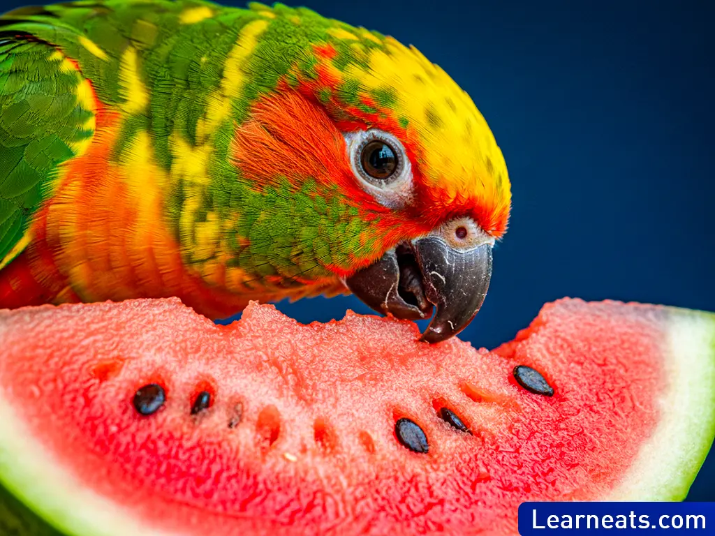 Watermelon Safe for Conures