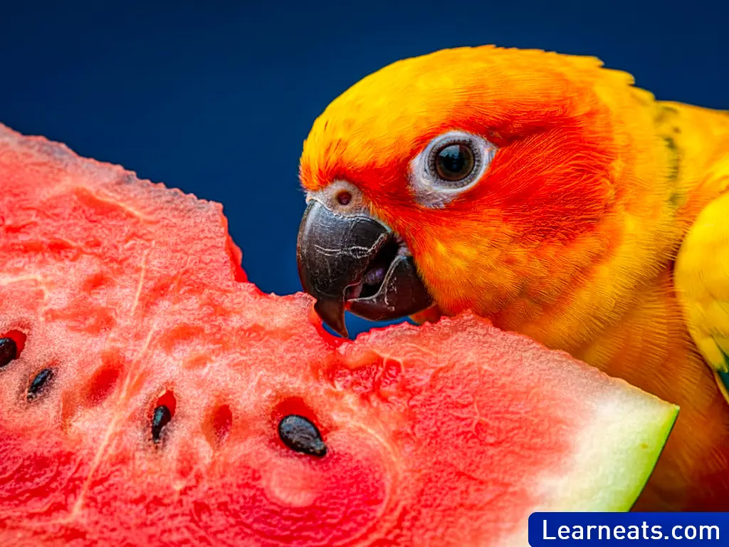 Watermelon Safe for Parrots