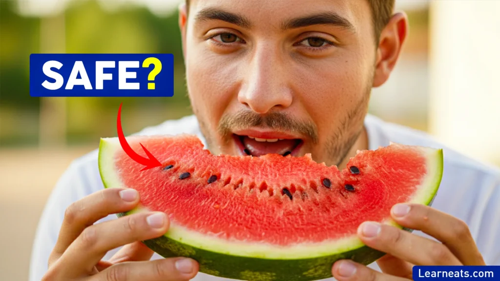 Eat the Seeds of a Watermelon