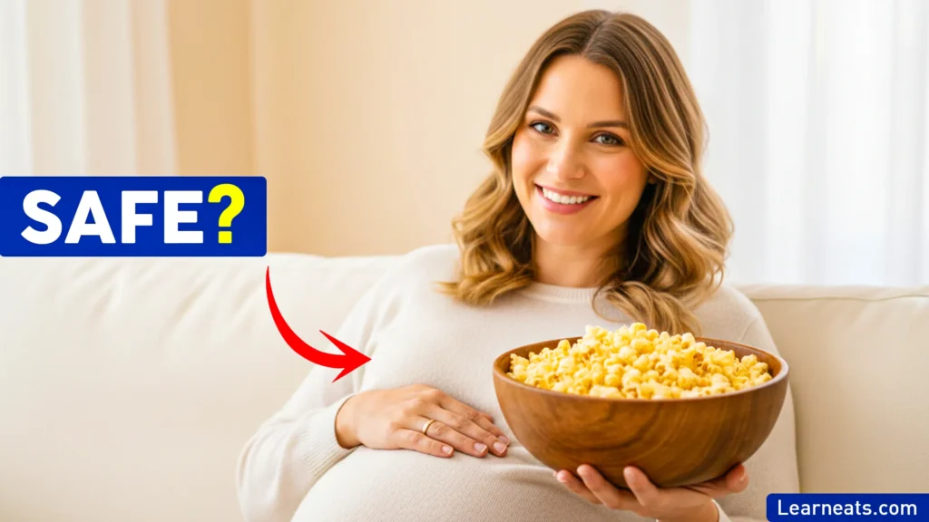 pregnant women can eat popcorn