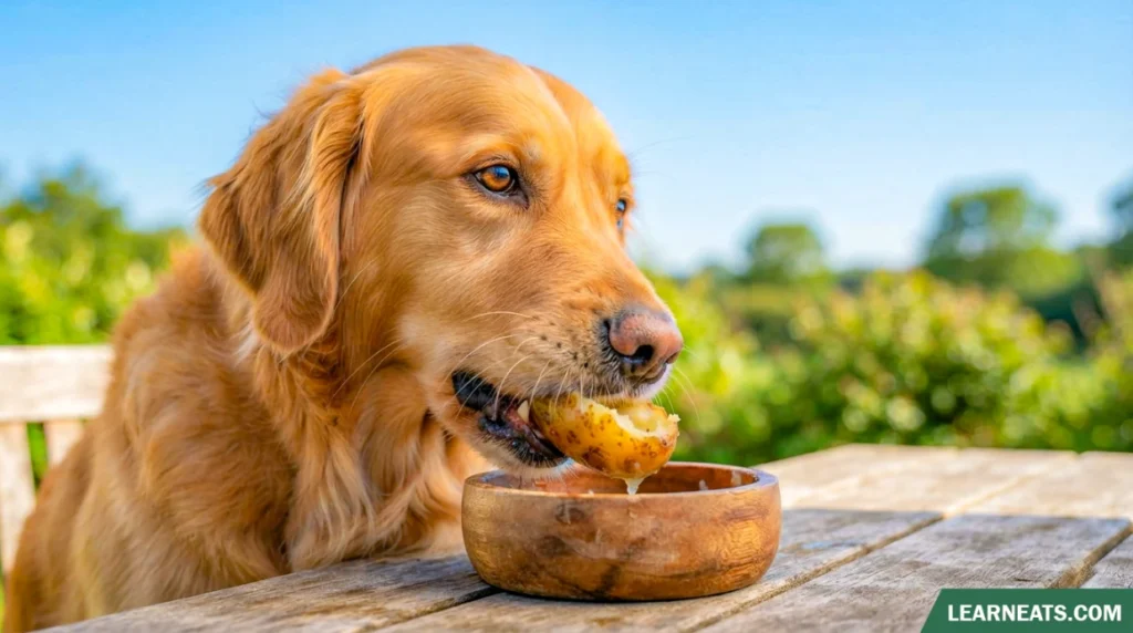 Dogs Eat Potato Skins